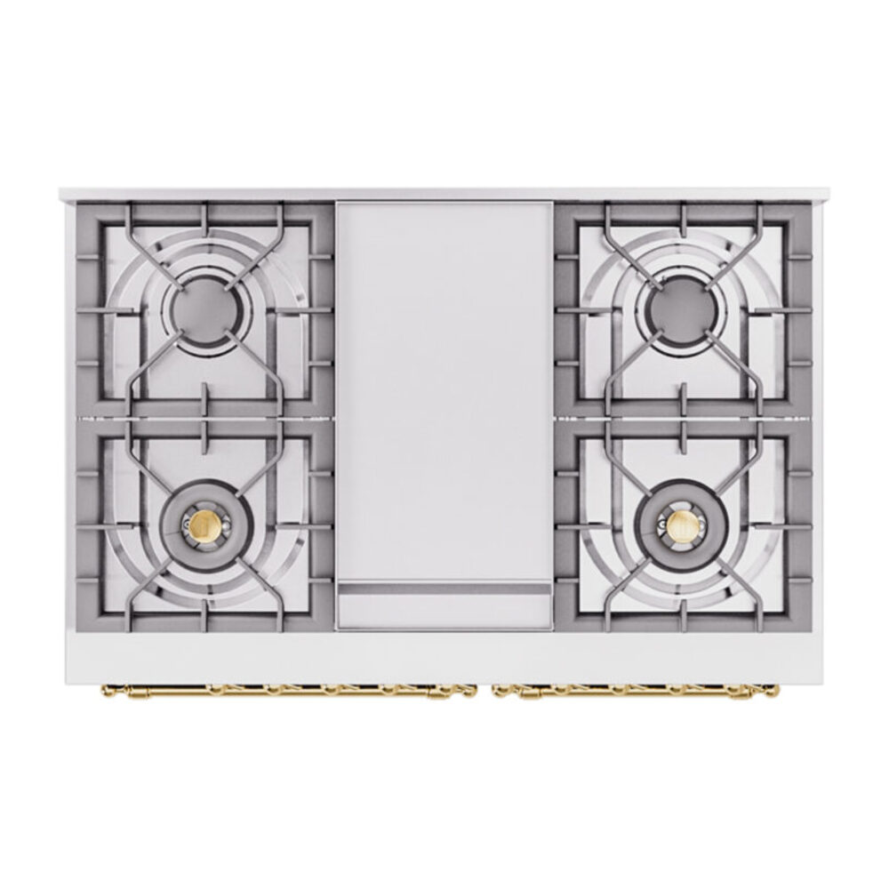 ILVE UPD40FNMPMBGLP Nostalgie II 40" Dual Fuel Range, top view