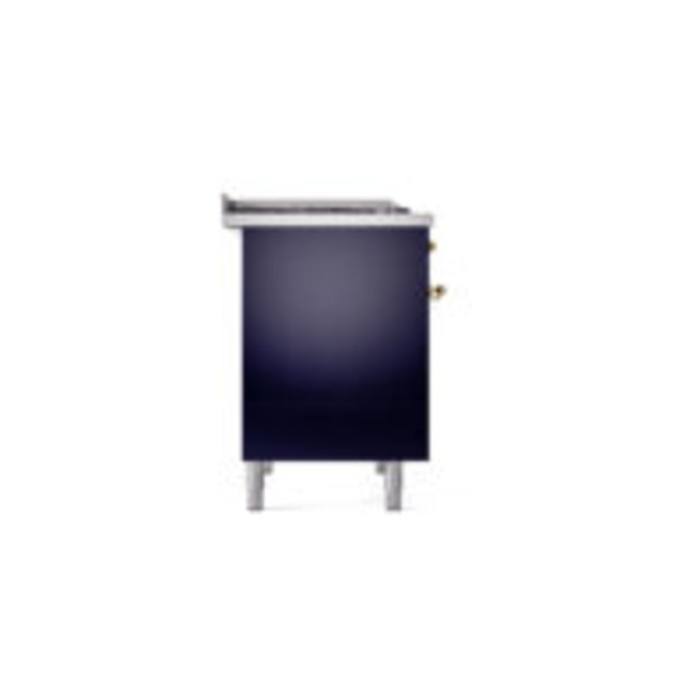 ILVE UPD40FNMPMBGLP Nostalgie II 40" Dual Fuel Range, left side view