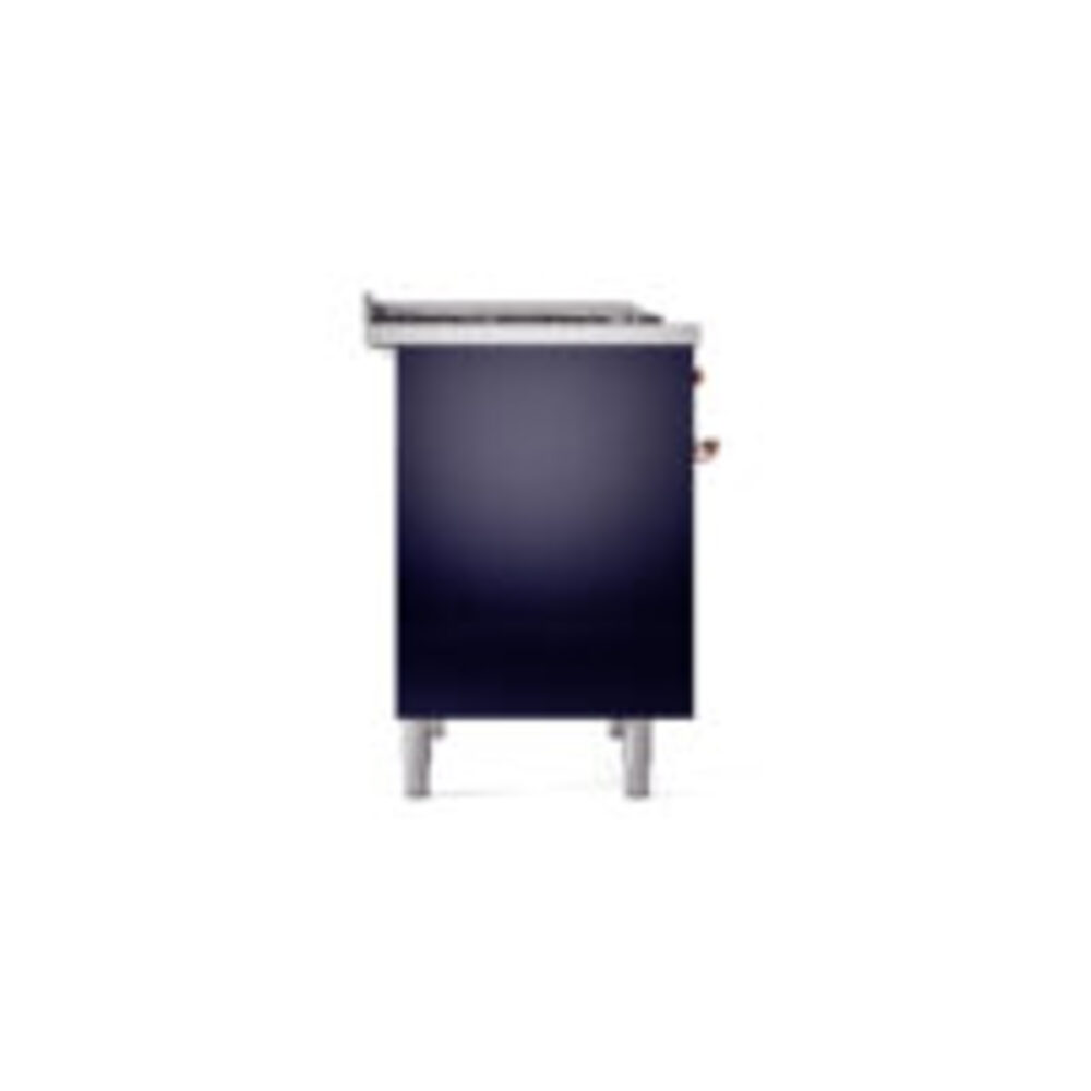 ILVE UPD40FNMPMBPLP Nostalgie II 40" Dual Fuel Range, left side view