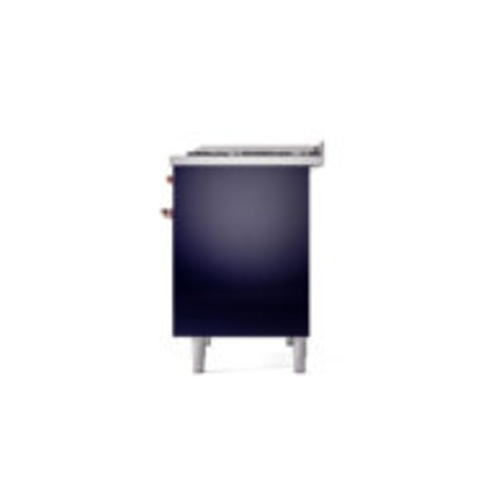 ILVE UPD40FNMPMBPLP Nostalgie II 40" Dual Fuel Range, right side view