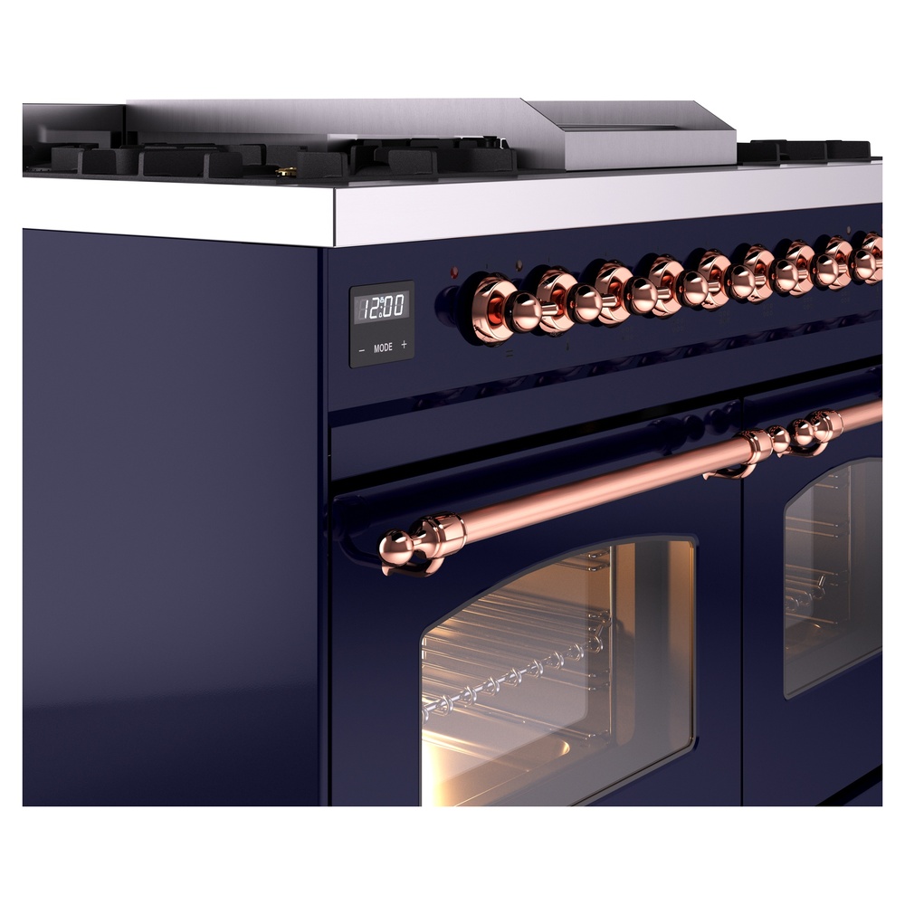 ILVE UPD40FNMPMBP Nostalgie II 40" Dual Fuel Range, details