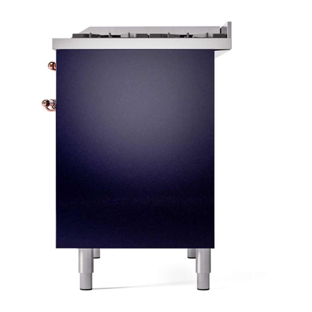 ILVE UPD40FNMPMBP Nostalgie II 40" Dual Fuel Range, right side view