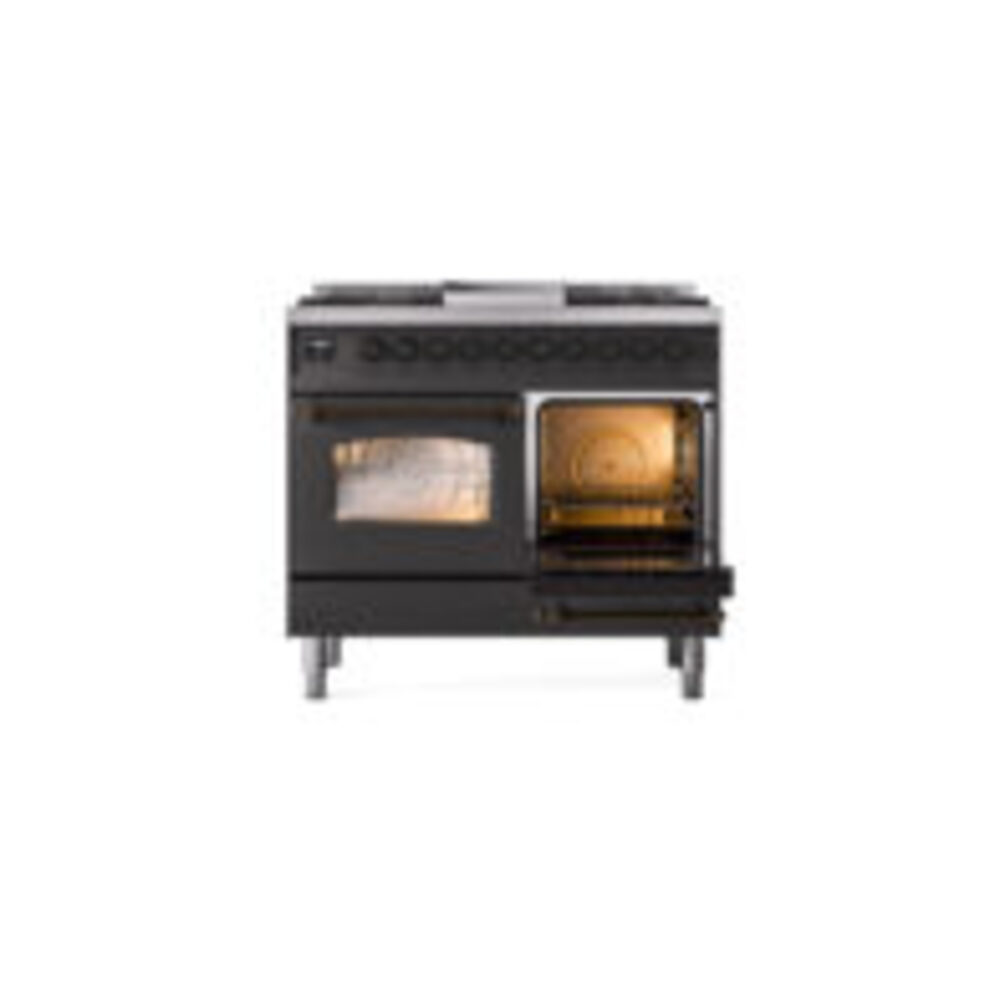 ILVE UPD40FNMPMGBLP side oven door opened