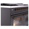 ILVE UPD40FNMPMGB Nostalgie II 40" Dual Fuel Range, details