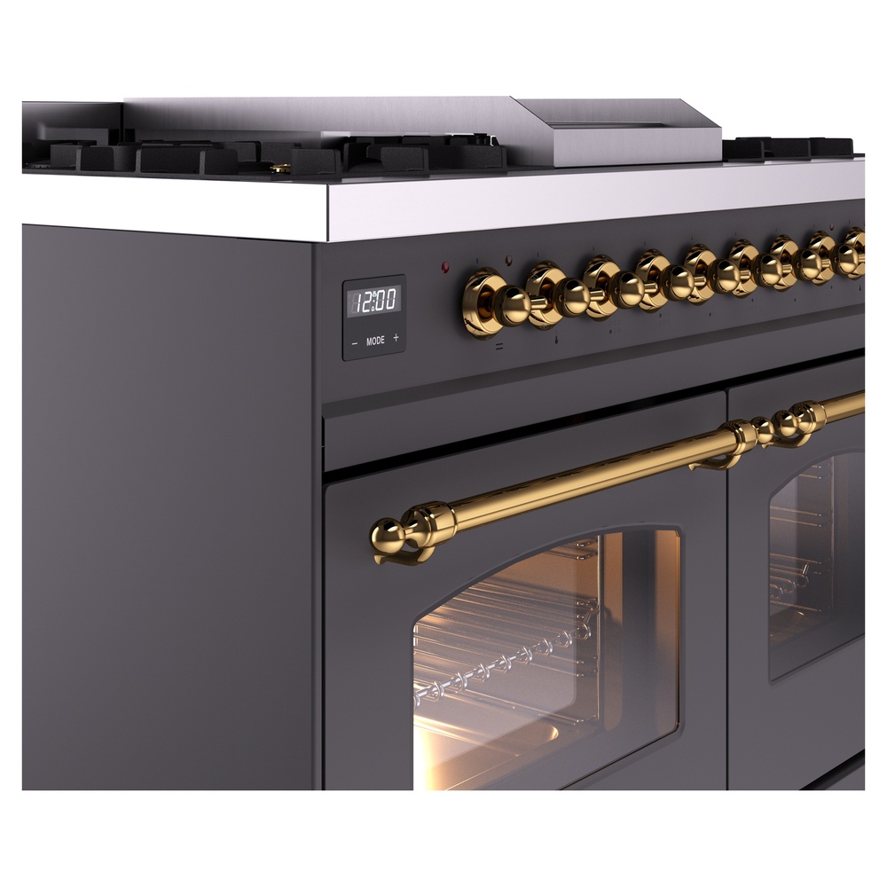 ILVE UPD40FNMPMGG Nostalgie II 40" Dual Fuel Range, details