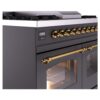 ILVE UPD40FNMPMGG Nostalgie II 40" Dual Fuel Range, details
