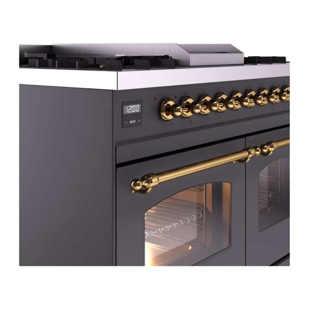 ILVE UPD40FNMPMGG Nostalgie II 40" Dual Fuel Range, details
