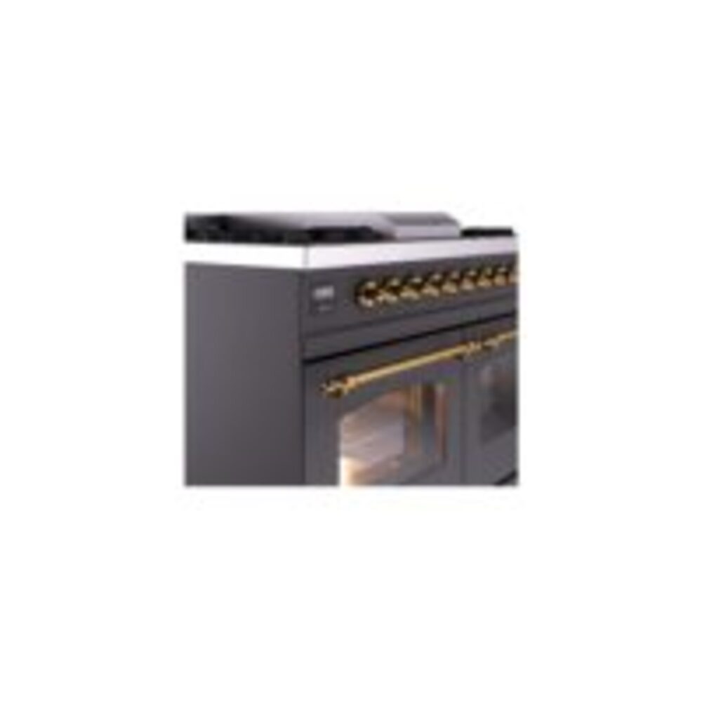 ILVE UPD40FNMPMGG Nostalgie II 40" Dual Fuel Range, details