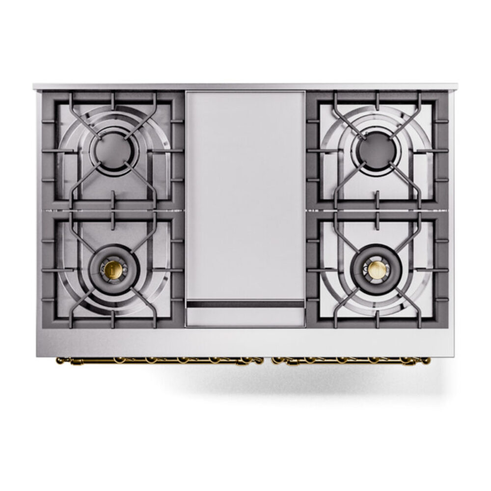 ILVE UPD40FNMPMGG Nostalgie II 40" Dual Fuel Range, top view
