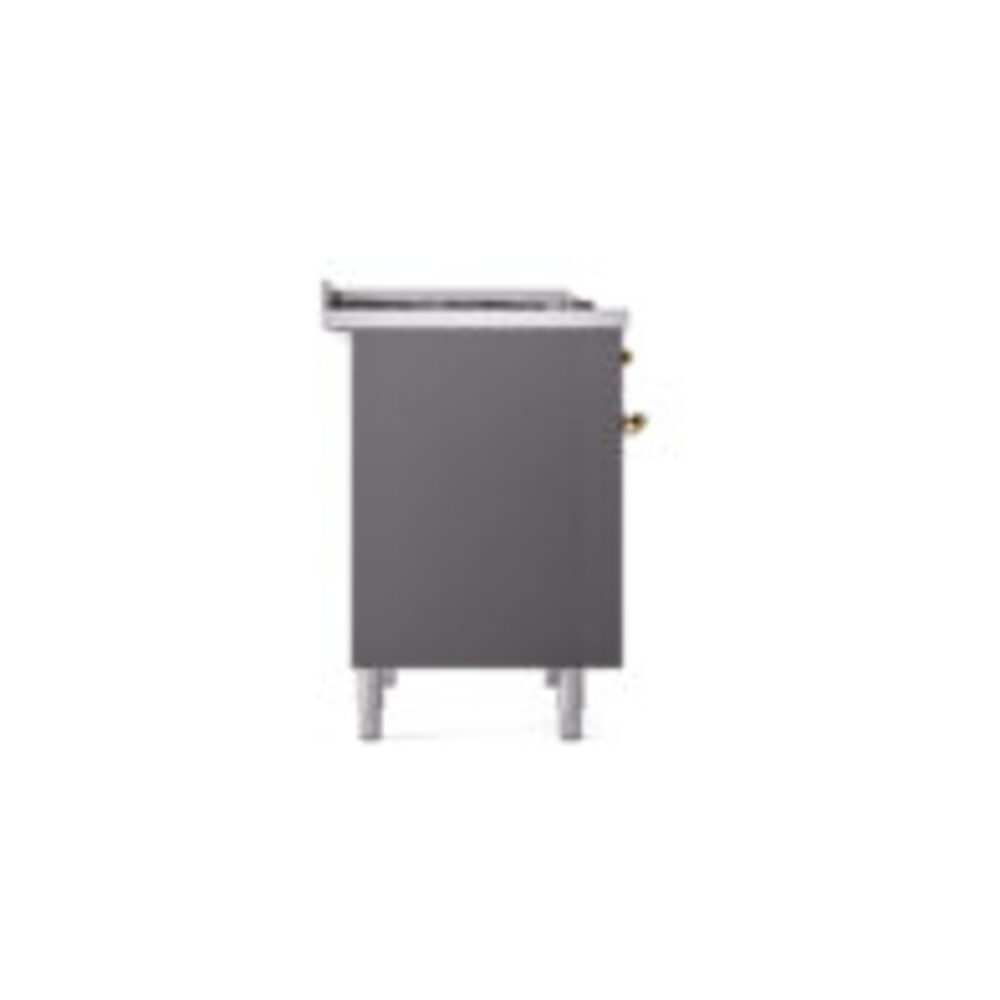ILVE UPD40FNMPMGG Nostalgie II 40" Dual Fuel Range, left side view