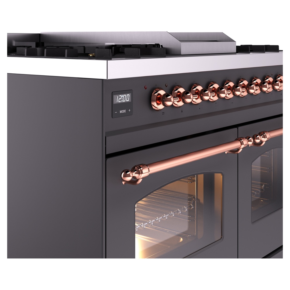 ILVE UPD40FNMPMGPLP Nostalgie II 40" Dual Fuel Range, details