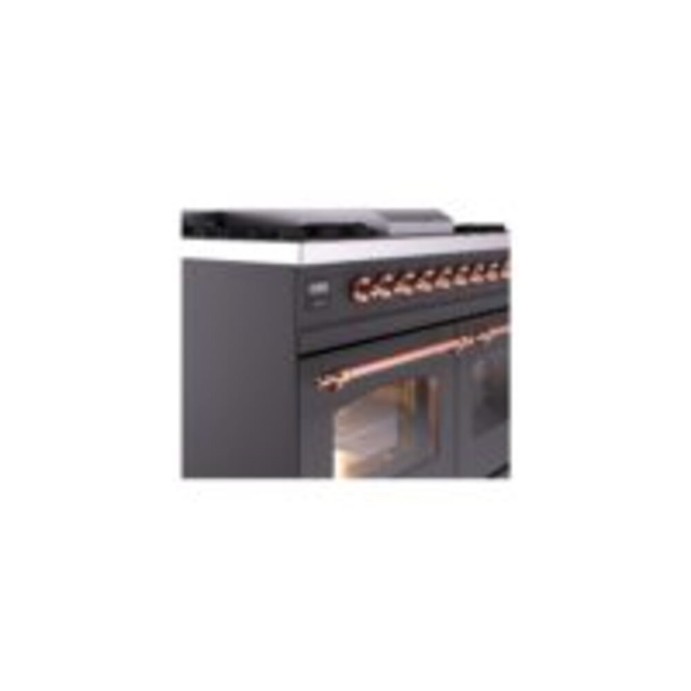 ILVE UPD40FNMPMGPLP Nostalgie II 40" Dual Fuel Range, details