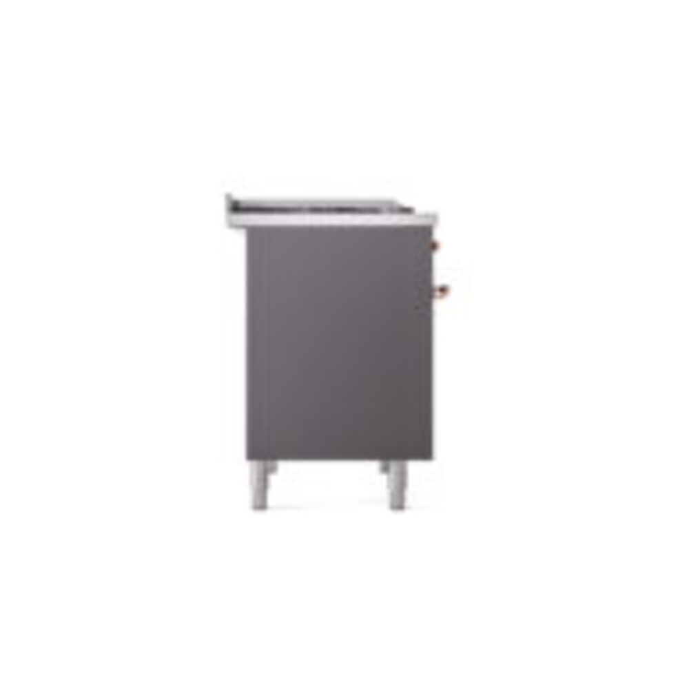 ILVE UPD40FNMPMGPLP Nostalgie II 40" Dual Fuel Range, left side view
