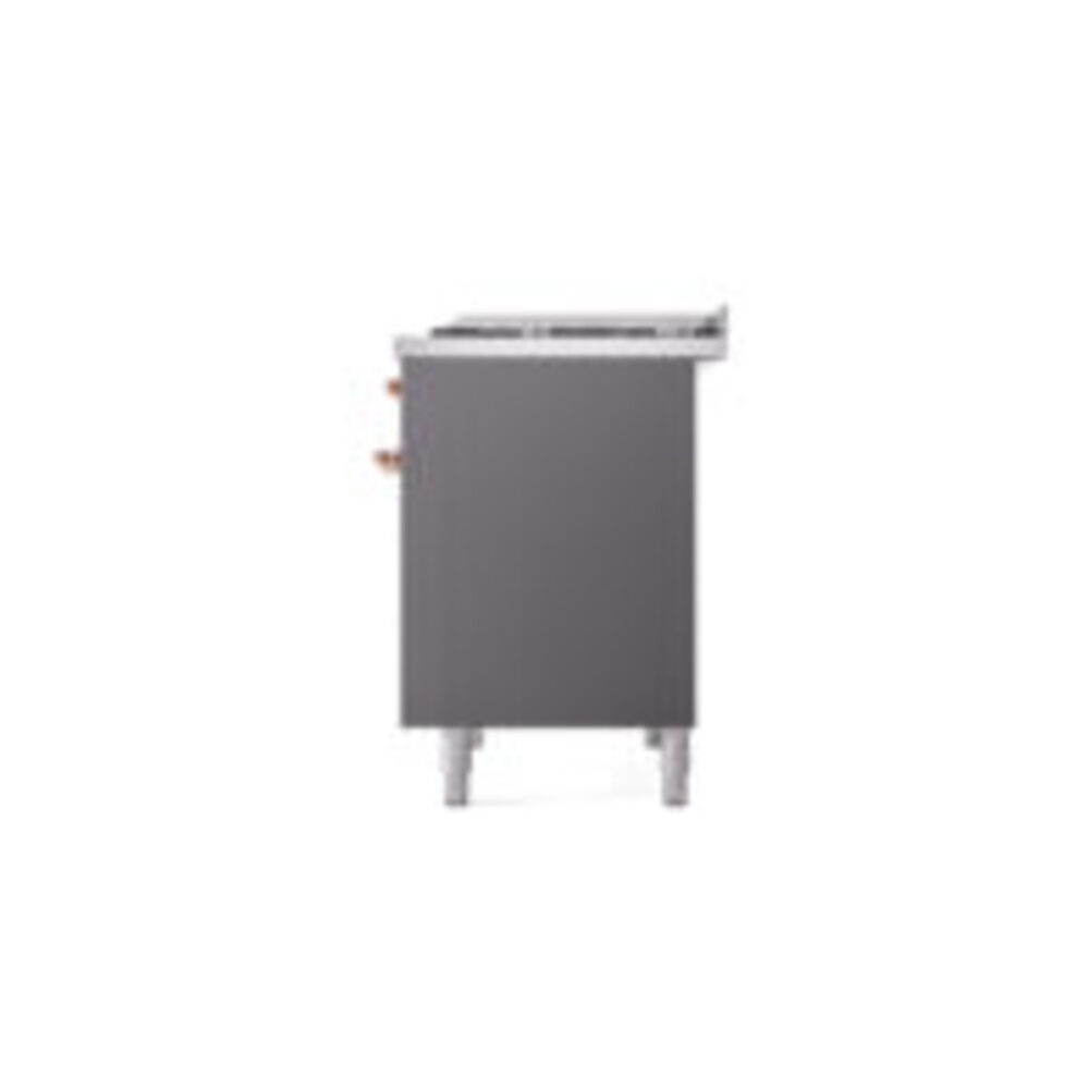 ILVE UPD40FNMPMGPLP Nostalgie II 40" Dual Fuel Range, right side view