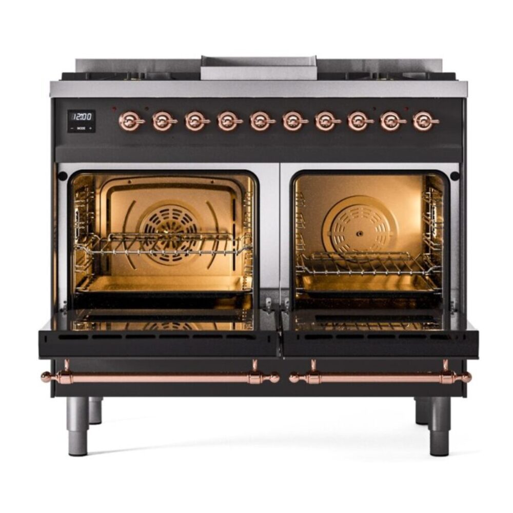 ILVE UPD40FNMPMGP oven doors opened