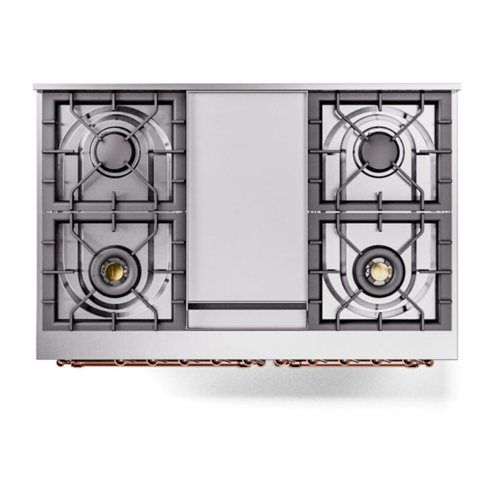 ILVE UPD40FNMPMGP Nostalgie II 40" Dual Fuel Range, top view