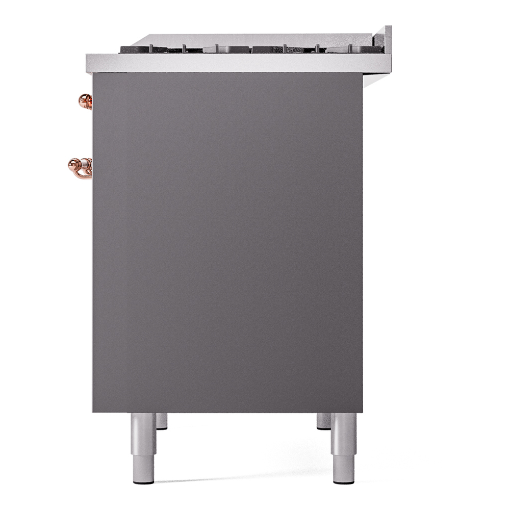 ILVE UPD40FNMPMGP Nostalgie II 40" Dual Fuel Range, right side view