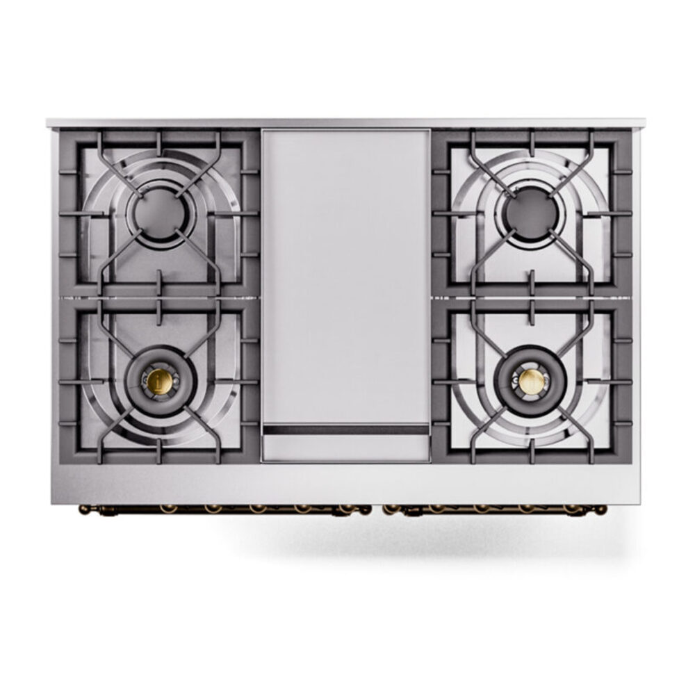 ILVE UPD40FNMPRABLP Nostalgie II 40" Dual Fuel Range, top view