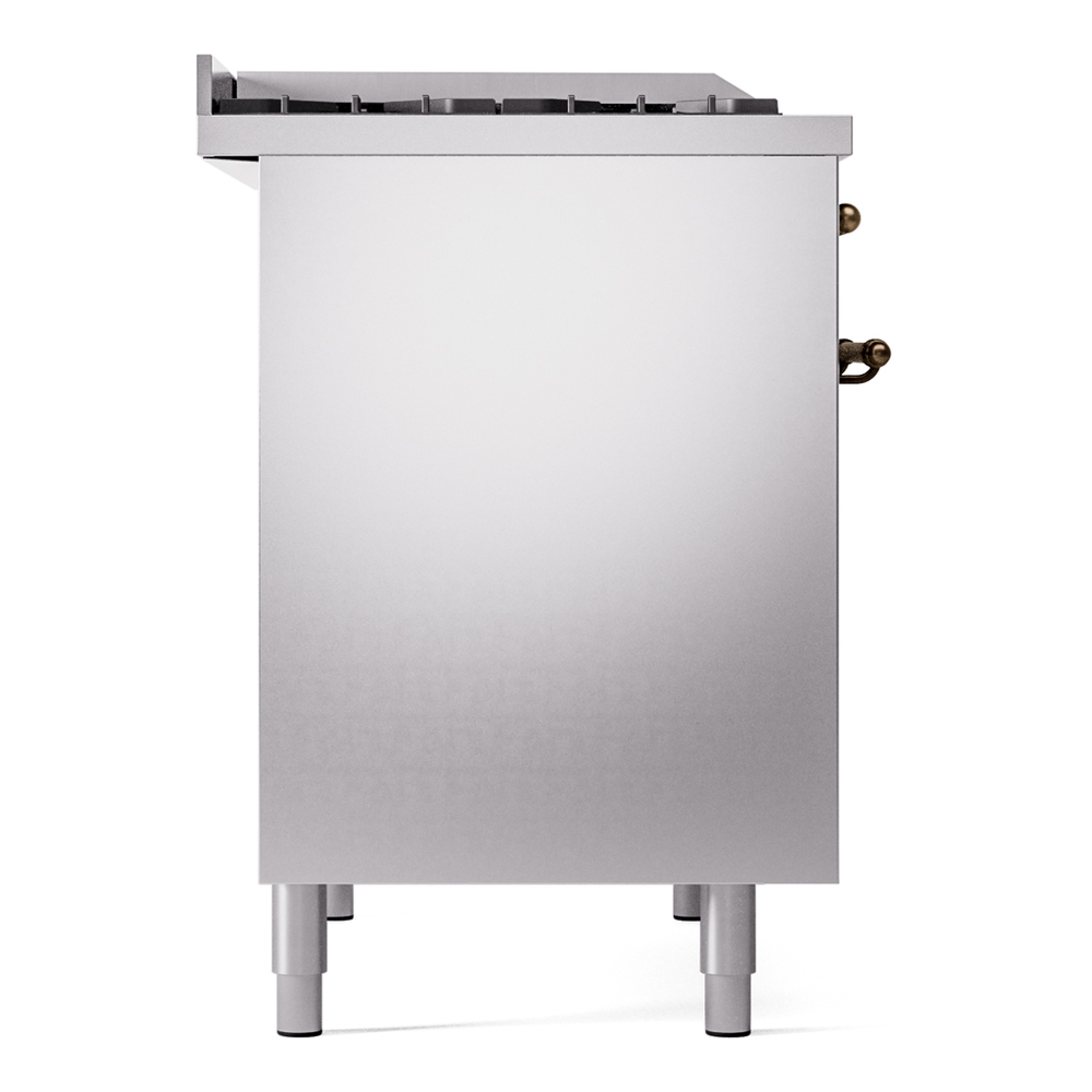ILVE UPD40FNMPSSBLP Nostalgie II 40" Dual Fuel Range, left side view