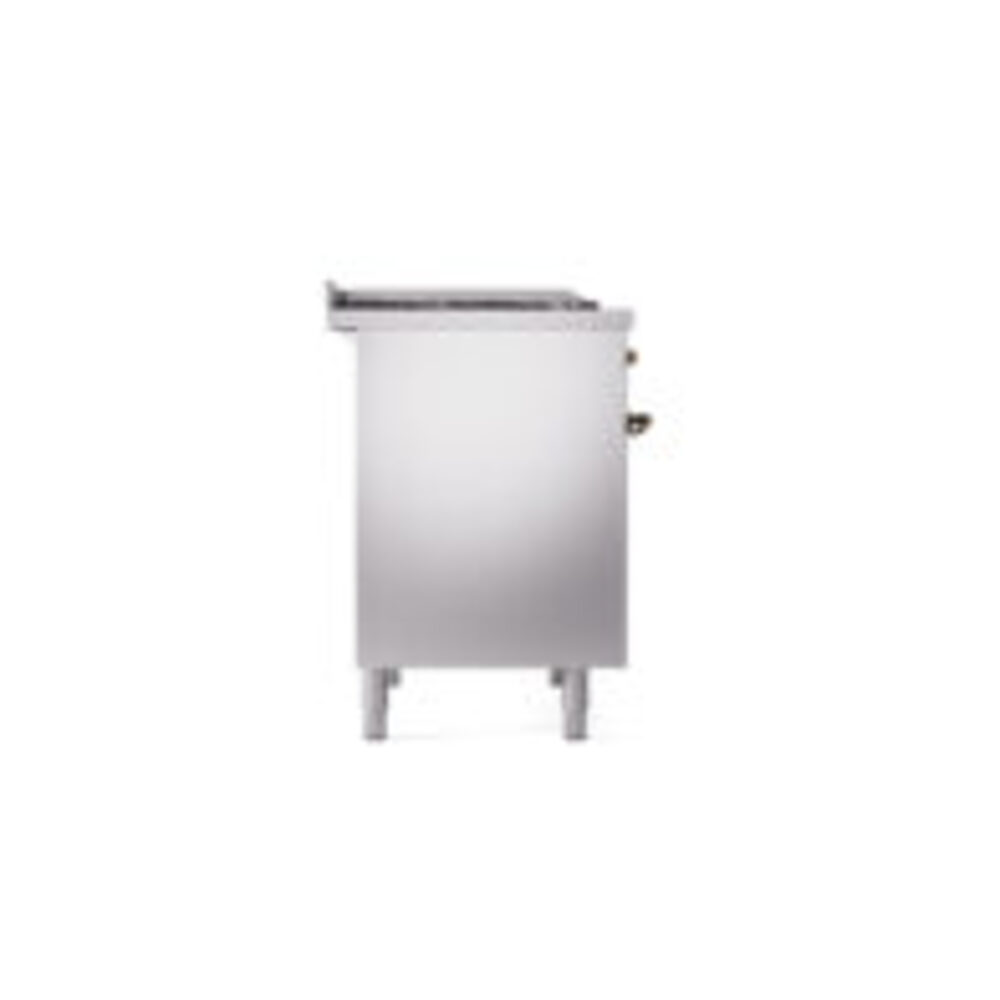 ILVE UPD40FNMPSSBLP Nostalgie II 40" Dual Fuel Range, left side view