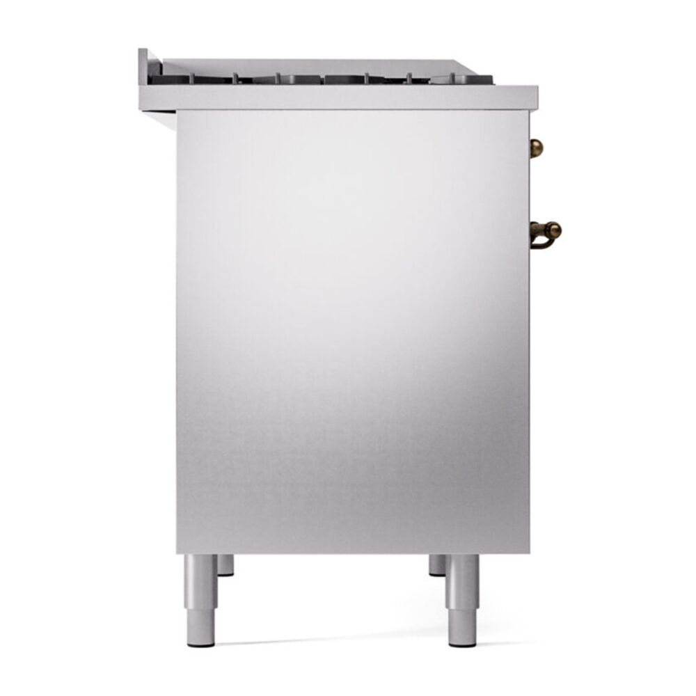 ILVE UPD40FNMPSSB Nostalgie II 40" Dual Fuel Range, left side view