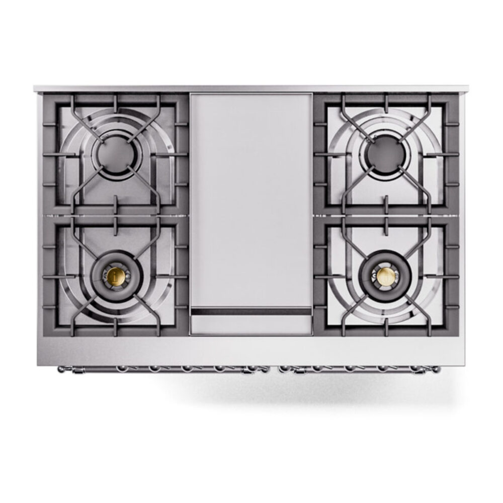 ILVE UPD40FNMPSSC Nostalgie II 40" Dual Fuel Range, top view