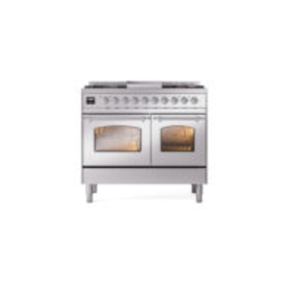 ILVE UPD40FNMPSSC Nostalgie II 40" Dual Fuel Range, front view