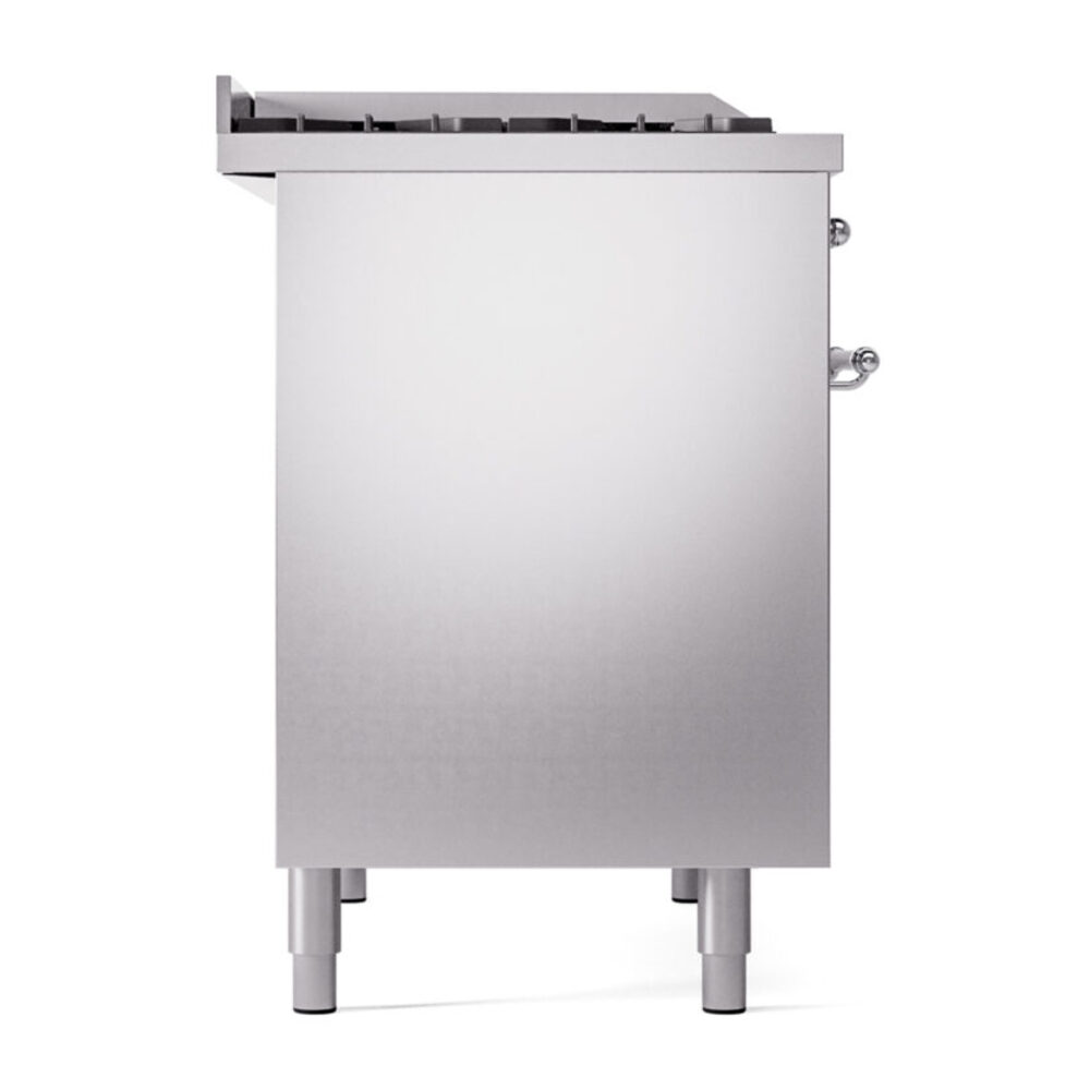 ILVE UPD40FNMPSSC Nostalgie II 40" Dual Fuel Range, left side view