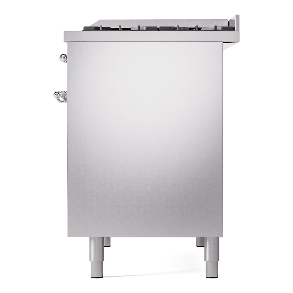 ILVE UPD40FNMPSSC Nostalgie II 40" Dual Fuel Range, right side view