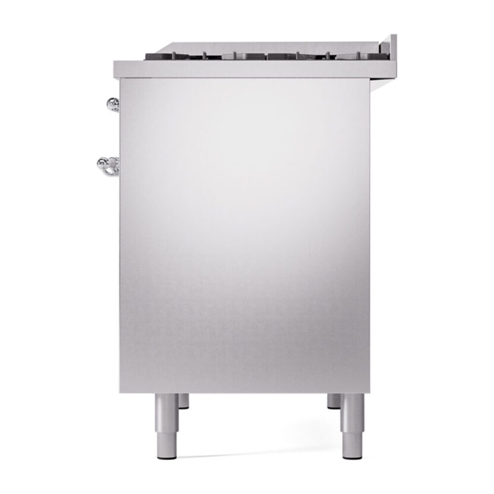 ILVE UPD40FNMPSSC Nostalgie II 40" Dual Fuel Range, right side view