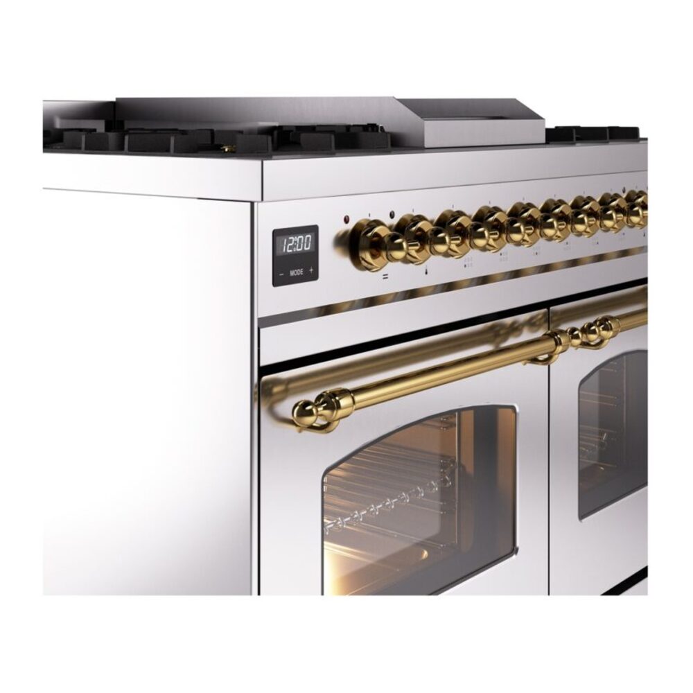 ILVE UPD40FNMPSSGLP Nostalgie II 40" Dual Fuel Range, details
