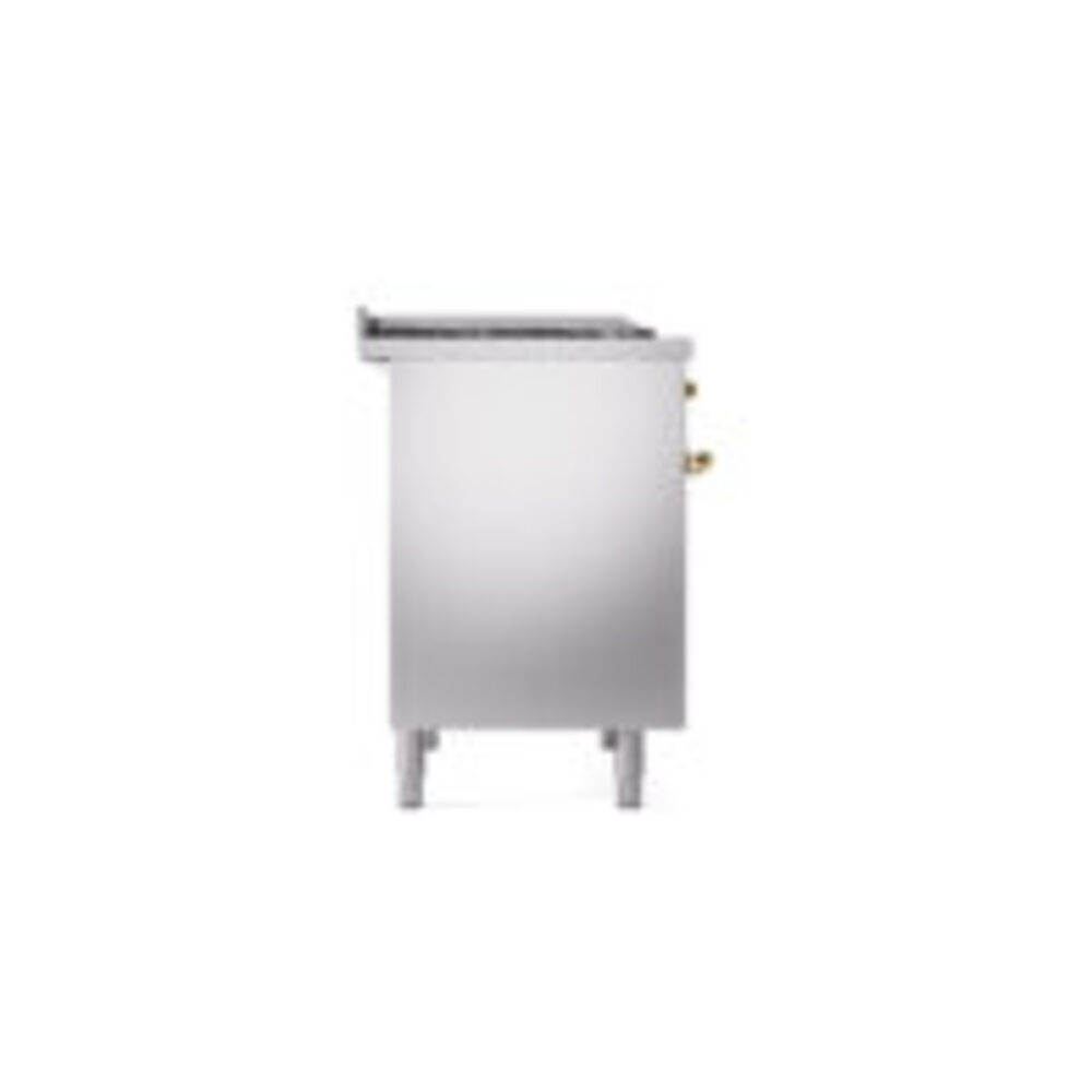 ILVE UPD40FNMPSSGLP Nostalgie II 40" Dual Fuel Range, left side view