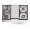 ILVE UPD40FNMPSSG Nostalgie II 40" Dual Fuel Range, top view