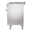 ILVE UPD40FNMPSSG Nostalgie II 40" Dual Fuel Range, right side view