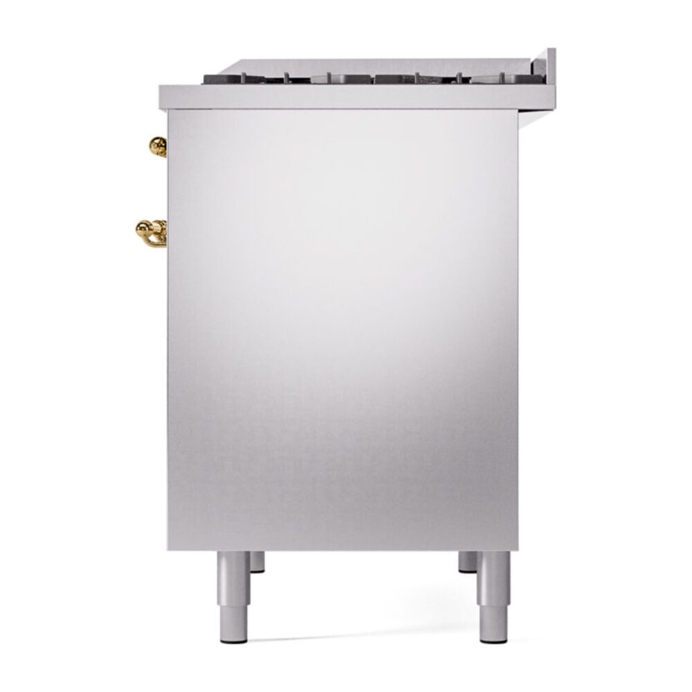 ILVE UPD40FNMPSSG Nostalgie II 40" Dual Fuel Range, right side view