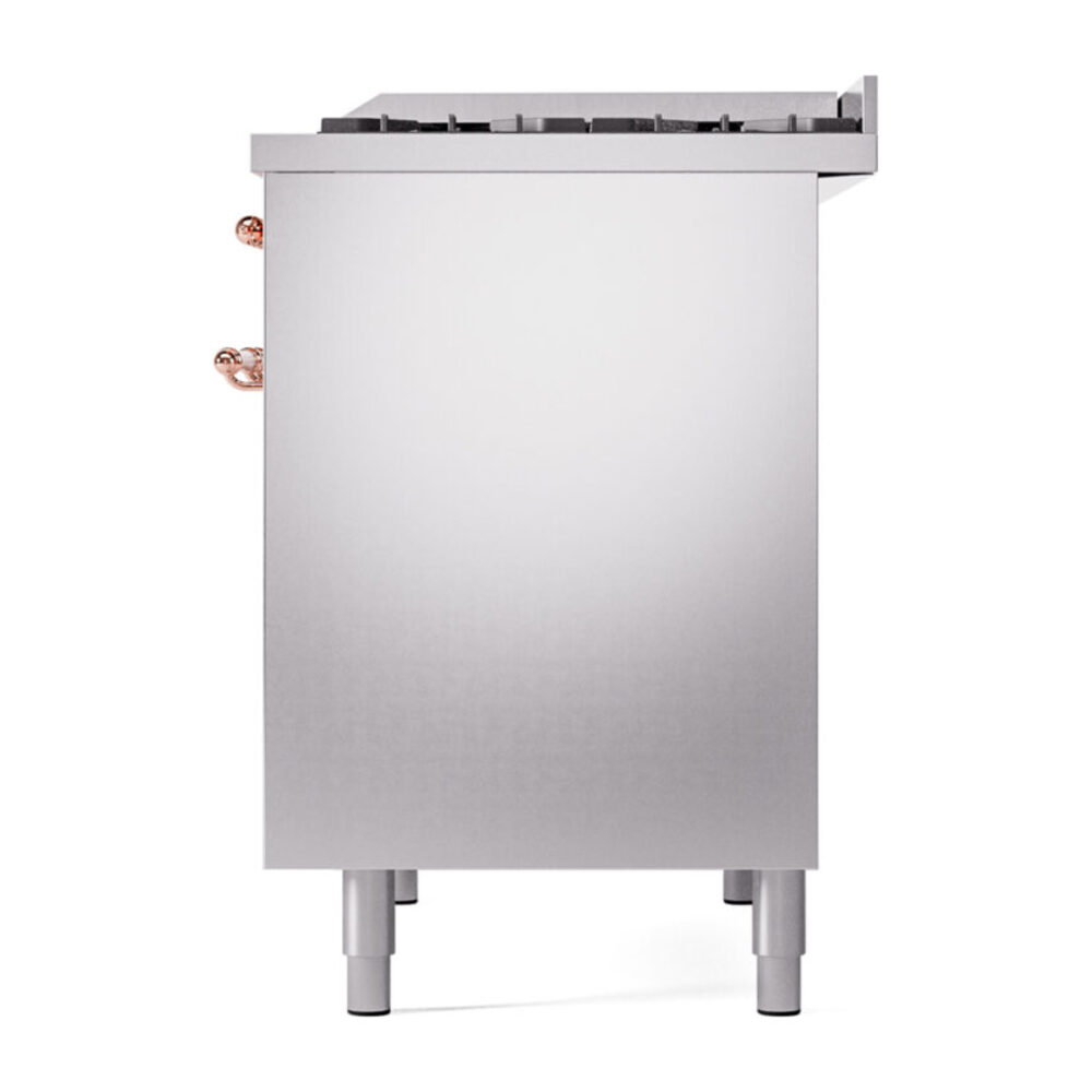 ILVE UPD40FNMPSSP Nostalgie II 40" Dual Fuel Range, right side view