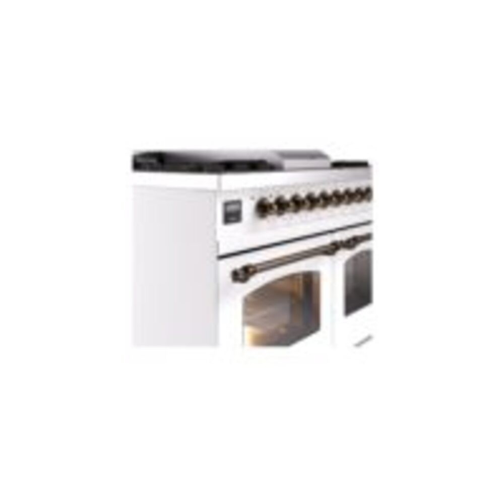 ILVE UPD40FNMPWHBLP Nostalgie II 40" Dual Fuel Range, details