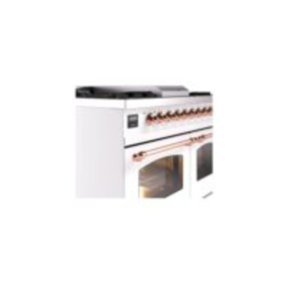 ILVE UPD40FNMPWHPLP Nostalgie II 40" Dual Fuel Range, details