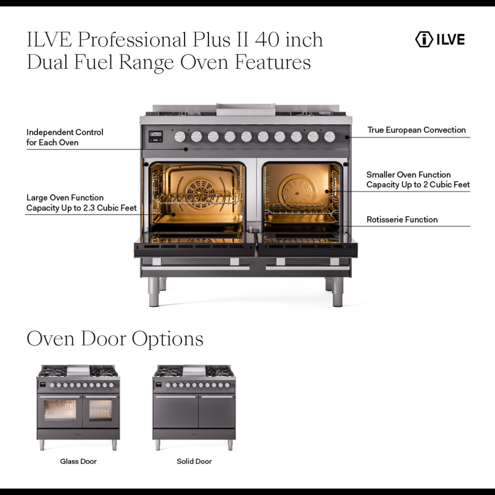 UPD40FQMPBG- Oven features