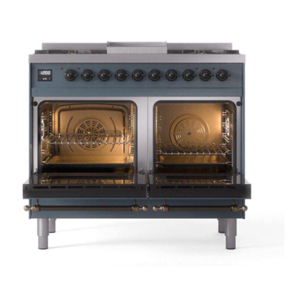 ILVE_UPD40FQNMPBGB_Nostalgie_II_oven_door_opened