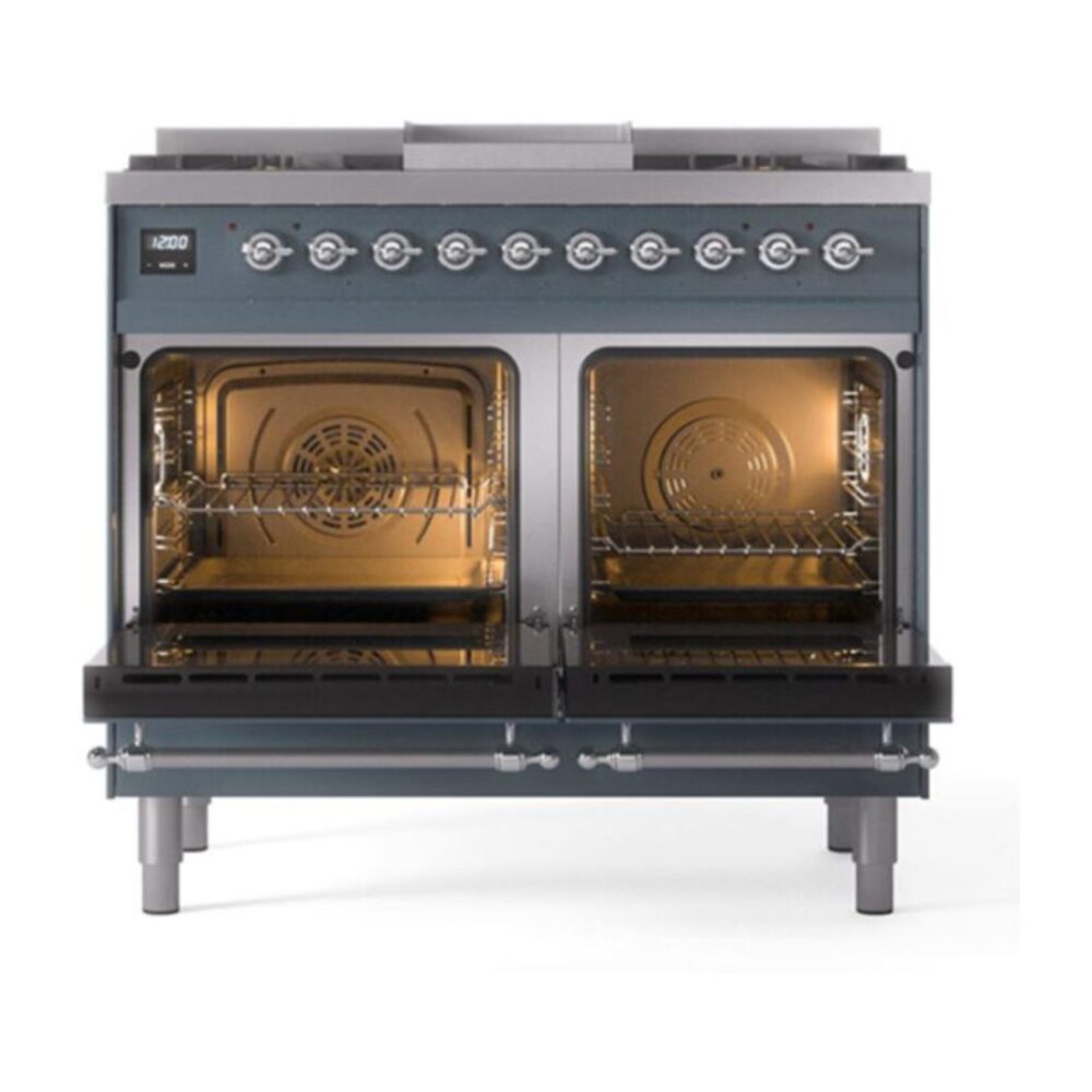ILVE_UPD40FQNMPBGCLP_Nostalgie_II_oven_door_opened