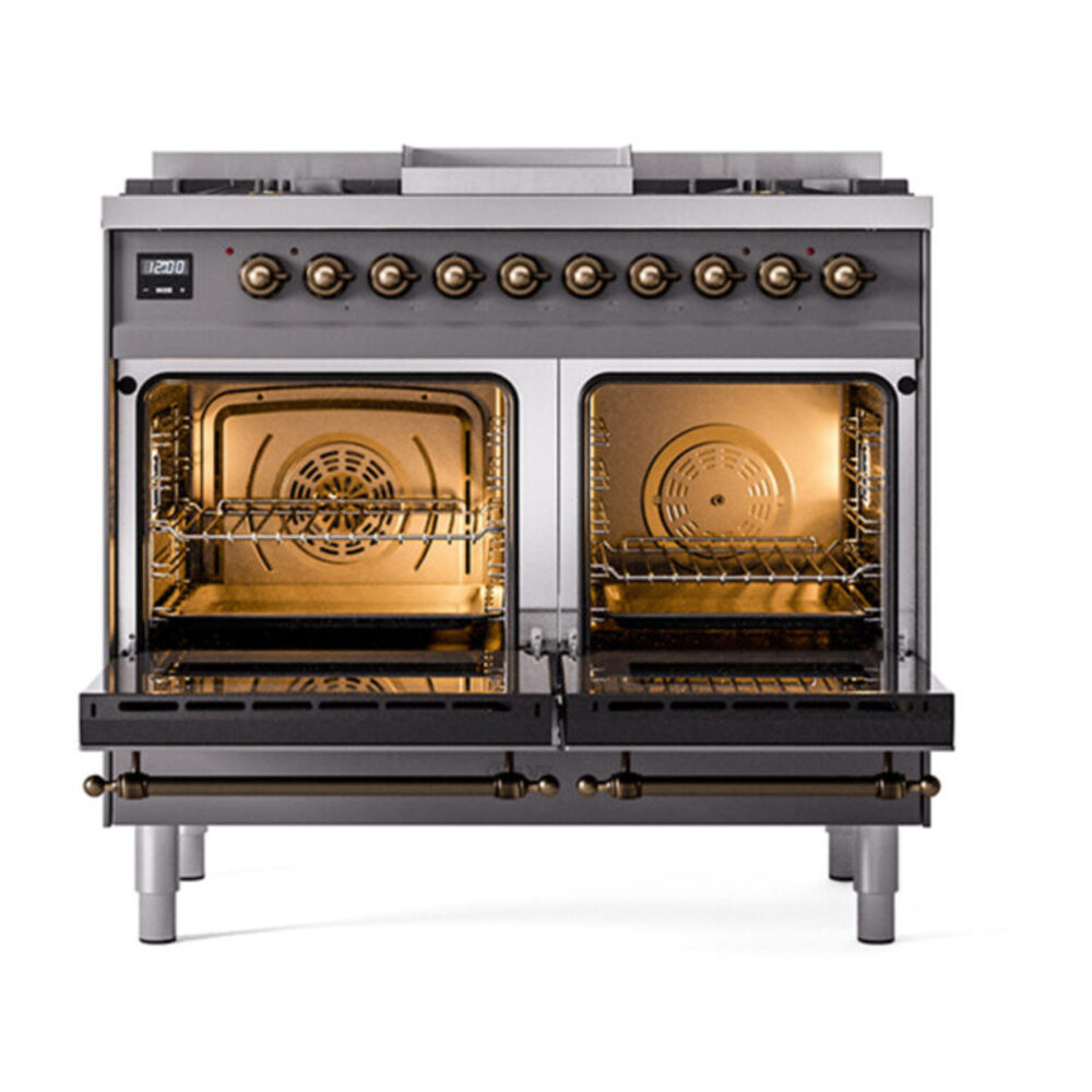 ILVE_UPD40FQNMPMGB_Nostalgie_II_oven_door_opened