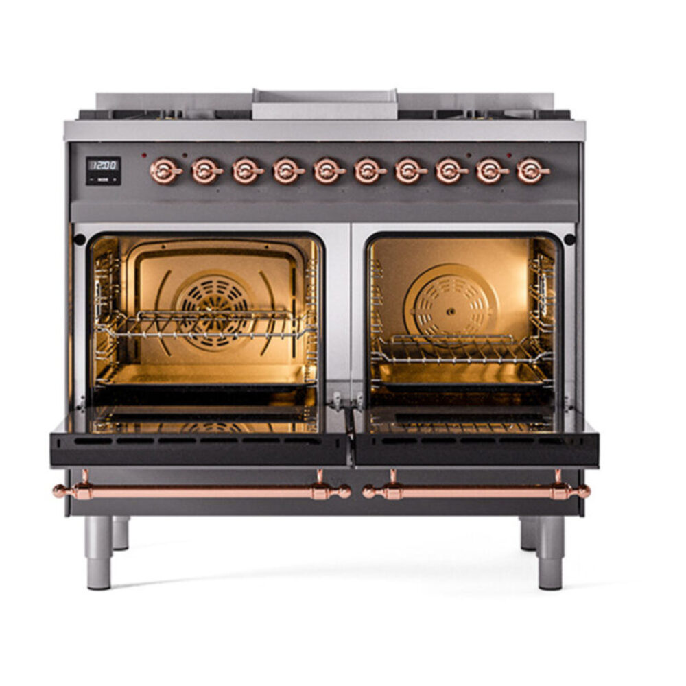 ILVE_UPD40FQNMPMGPLP_Nostalgie_II_oven_door_opened