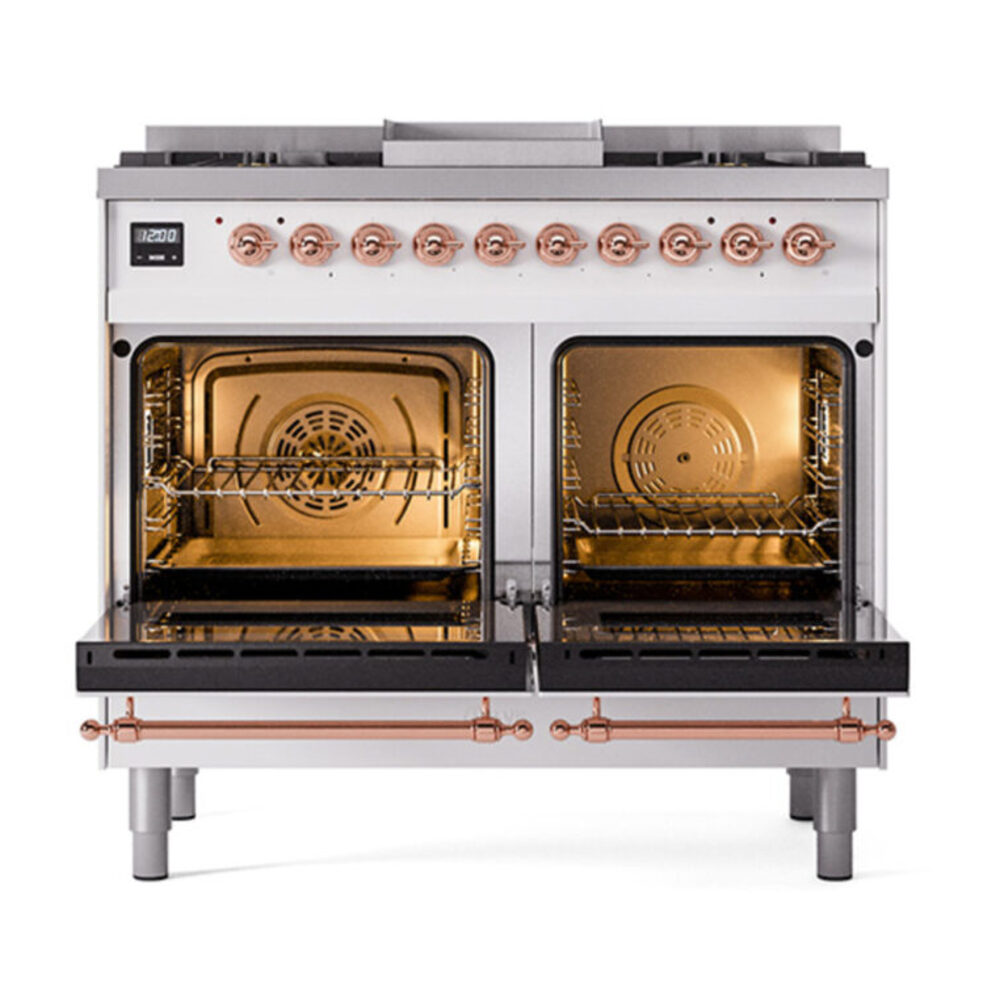 ILVE_UPD40FQNMPWHPLP_Nostalgie_II_oven_door_opened