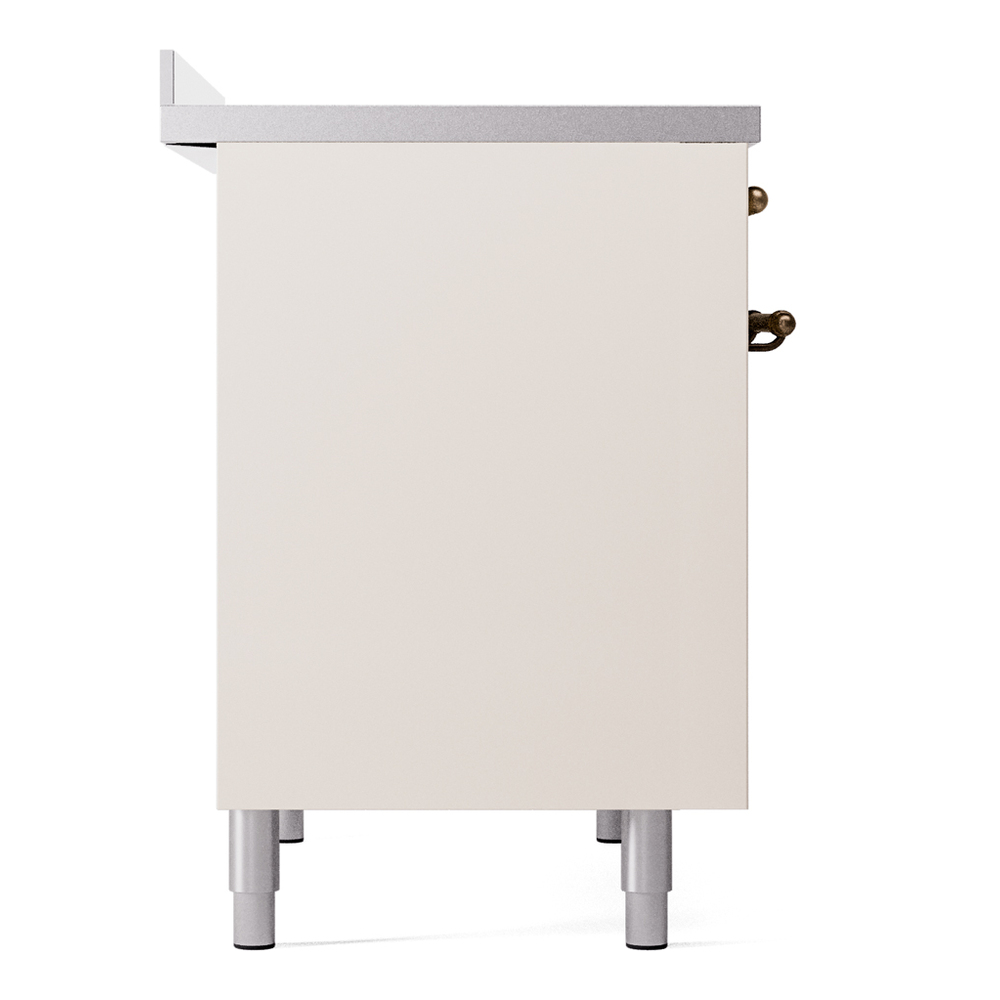 ILVE Nostalgie II 40" UPDI406NMPAWB Induction Range, left side view