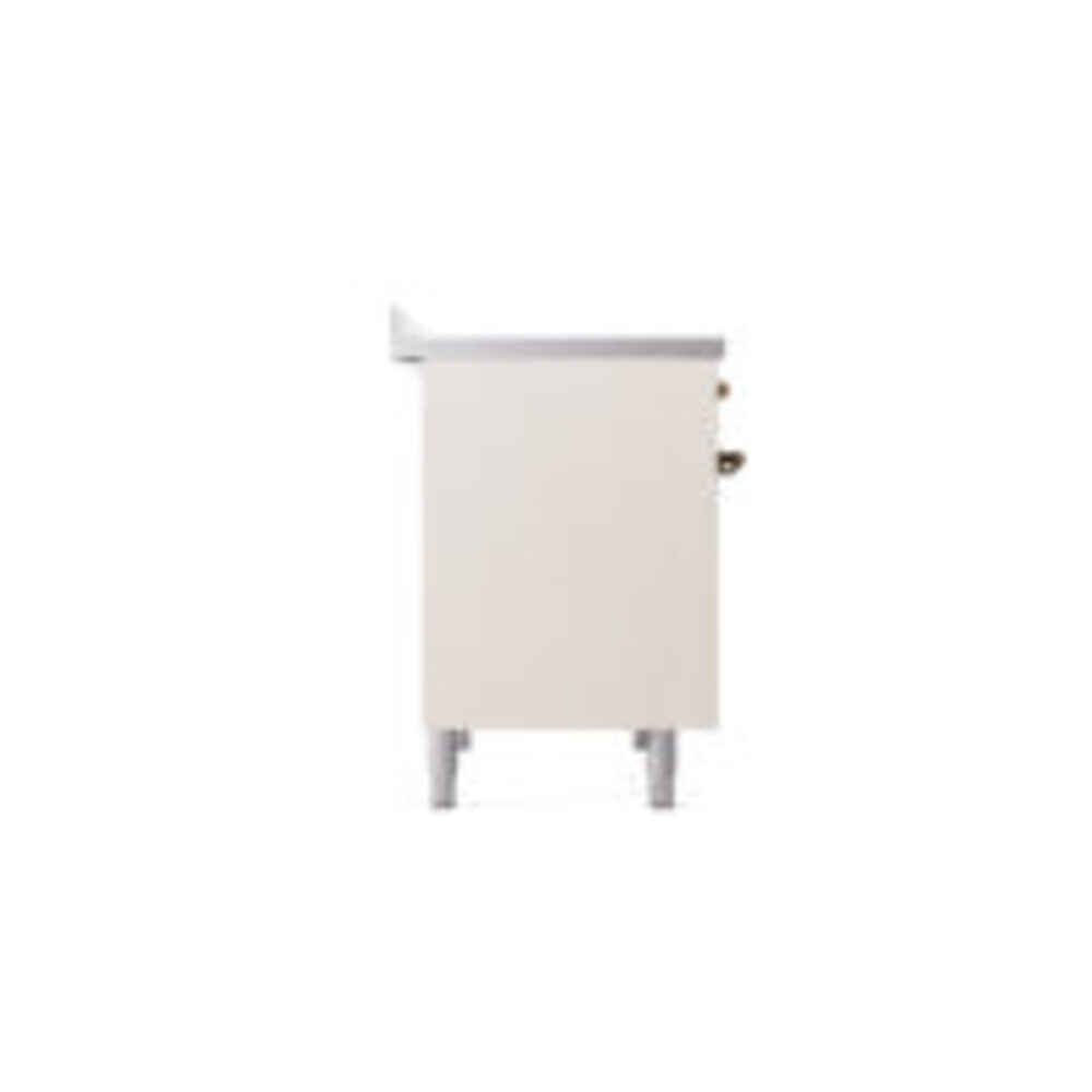 ILVE Nostalgie II 40" UPDI406NMPAWB Induction Range, left side view