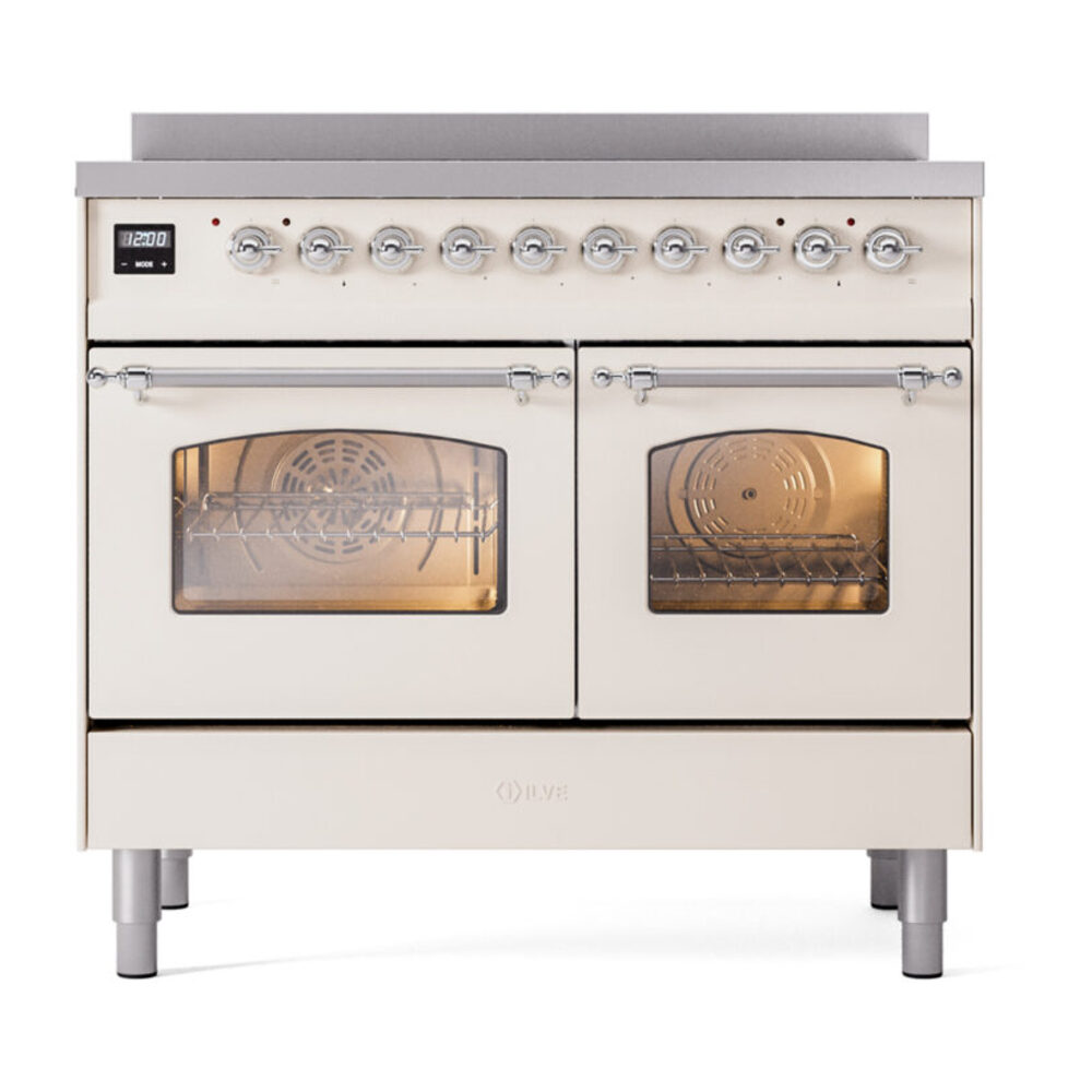 ILVE Nostalgie II 40" UPDI406NMPAWC Induction Range, front view