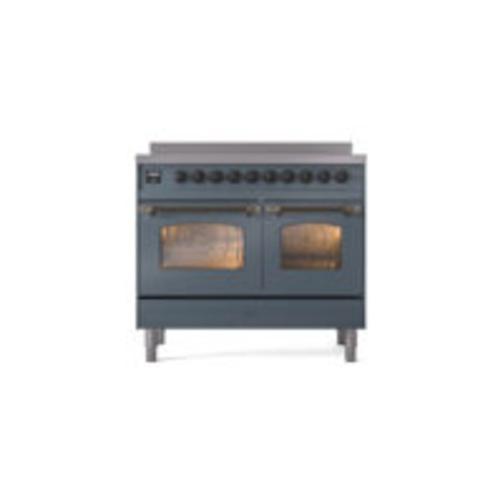 ILVE Nostalgie II 40" UPDI406NMPBGB Induction Range, front view