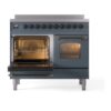 ILVE Nostalgie II 40" UPDI406NMPBGB Induction Range, main oven door opened