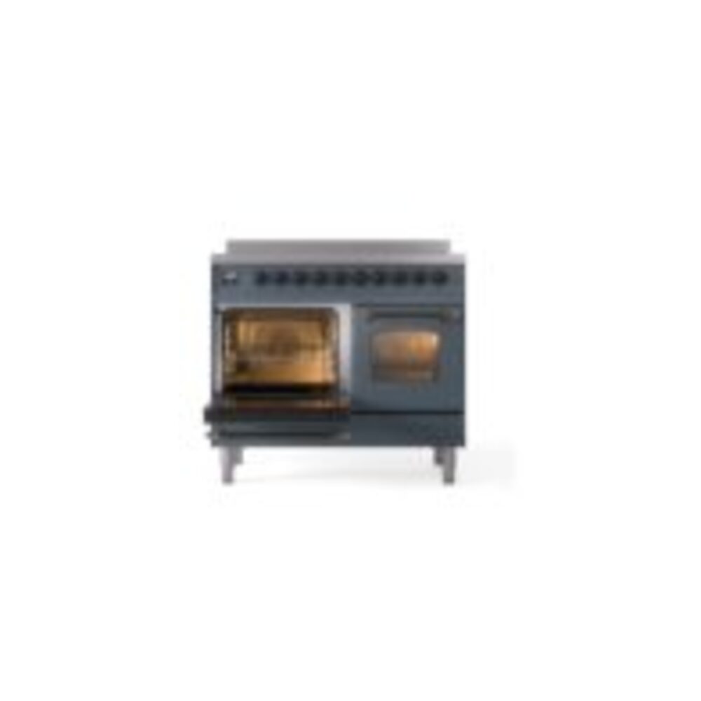ILVE Nostalgie II 40" UPDI406NMPBGB Induction Range, main oven door opened
